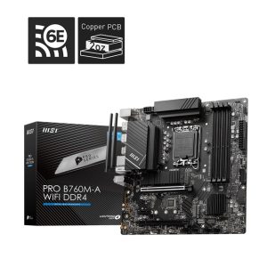 MSI PRO B760M-A WIFI DDR4 mATX Motherboard