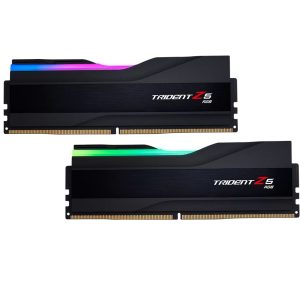 G.SKILL F5-6000J3238G32GX2-TZ5RK 64GB (2 x 32GB)/ DDR5 6000 MT/s/ Timings 32-38-38-96/ Voltage 1.4V/ TZ5 RGB – G.SKILL MEGS-F5-6000J-TZ5RK DDR5 UDIMM (Desktop) Product Image