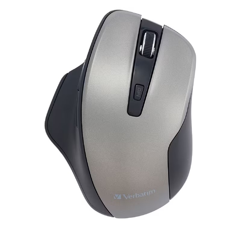 Verbatim Silent Ergonomic Wireless LED Mouse Graphite – Verbatim MIV-70242 Wireless & Bluetooth Product Image