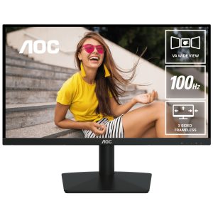 AOC 21.45'100Hz 1920 × 1080 (FHD) VGA × 1 HDMI 1.4 × 1 AdaptiveSync 3-Sided Frameless Low Blue Mode