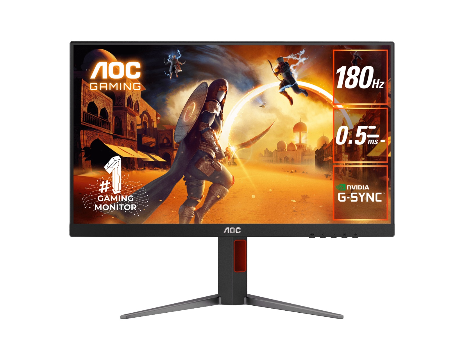 AOC 23.8' Gaming Monitor – FHD 180Hz IPS