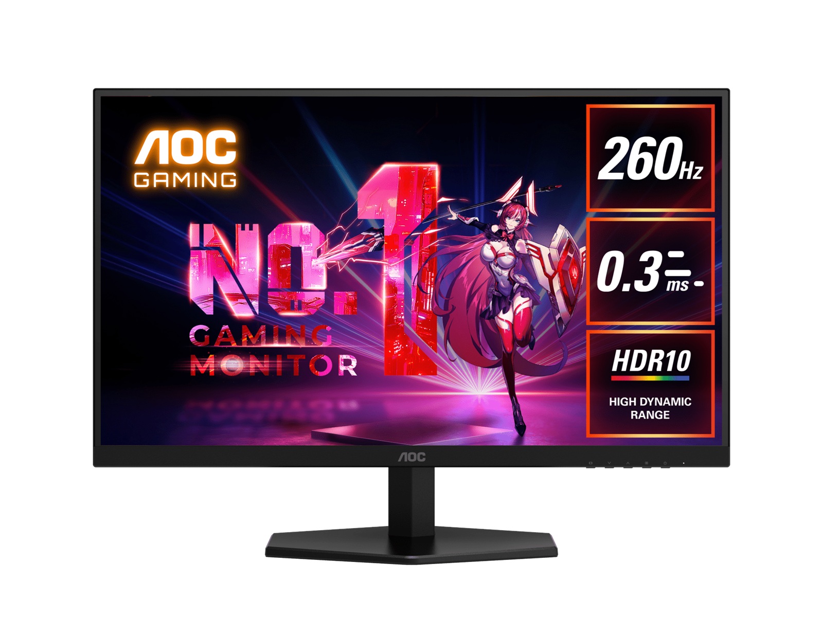 AOC 27' 260Hz Gaming Monitor : Fast IPS panel