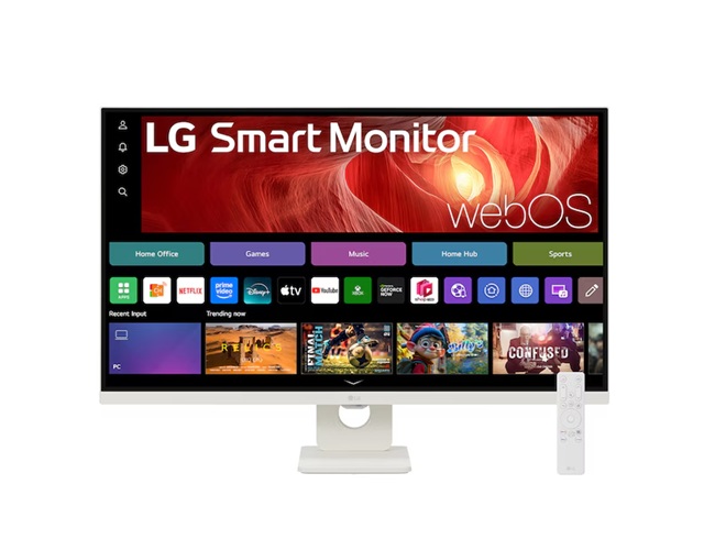 LG 31.5' 4K UHD Smart Monitor with webOS
