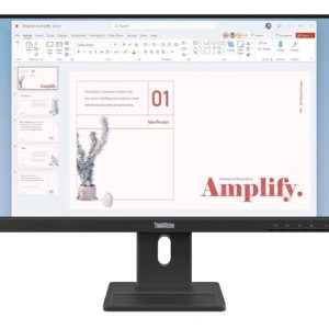 LENOVO ThinkVision E24-40 23.8'/24' 100Hz FHD IPS Monitor 1920x1080 16:9 4ms Height Adjust Tilt Pivot Swivel HDMI DP VGA Speakers VESA ~63EDMAR2AU – Lenovo MNLEN-E24-40 23'-26' Monitors Product Image