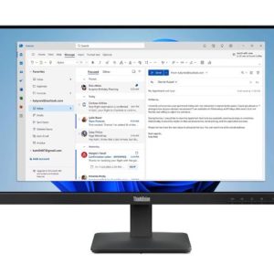 LENOVO ThinkVision S24-4E 23.8' 24' FHD IPS Monitor 1920x1080 16:9 4ms 100Hz Anti-glare Tilt VGA HDMI Tilt VESA 3yr WTY Black – Lenovo MNLEN-S24-4E 23'-26' Monitors Product Image