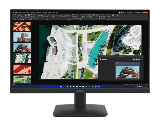 LENOVO ThinkVision S27-4E 27' FHD IPS Monitor 1920x1080 16:9 4ms 100Hz 300 cd/m² Anti-glare Tilt VGA HDMI VESA 3yr WTY Black – Lenovo MNLEN-S27-4E 27'-31' Monitors Product Image