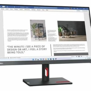 LENOVO ThinkVision S27i-30 27' FHD 100Hz FreeSync LED IPS Monitor 1920x1080 4ms 16:9 Tilt Adjustable VGA HDMI 3.5mm Out VESA 3yrs ~63DDKAR6AU – Lenovo MNLEN-S27I-30 27'-31' Monitors Product Image