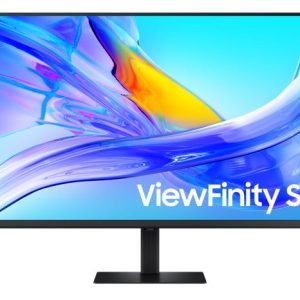 Samsung 37' ViewFinity S8 UHD 4K 3840x2160 HDR10 16:9 60Hz 5ms 350 cd/㎡ VA DP HDMI USB-C HUB LAN HAS Tilt Swivel VESA Gaming Monitor Black 3YR – Samsung MNS-LS37D800UAEXXY 31.5'-Above Monitors Product Image