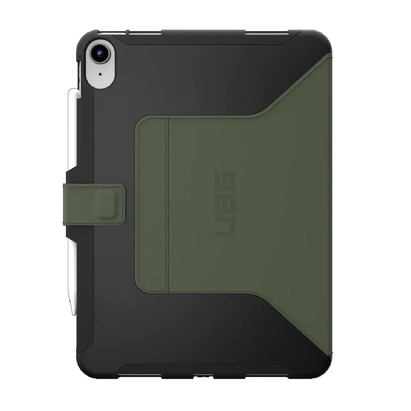 UAG Scout Apple iPad (11.0') 11th Gen (A16) / iPad 10th Gen (10.9') Folio Rugged Case (Black/Olive) - DROP+ Military Standard