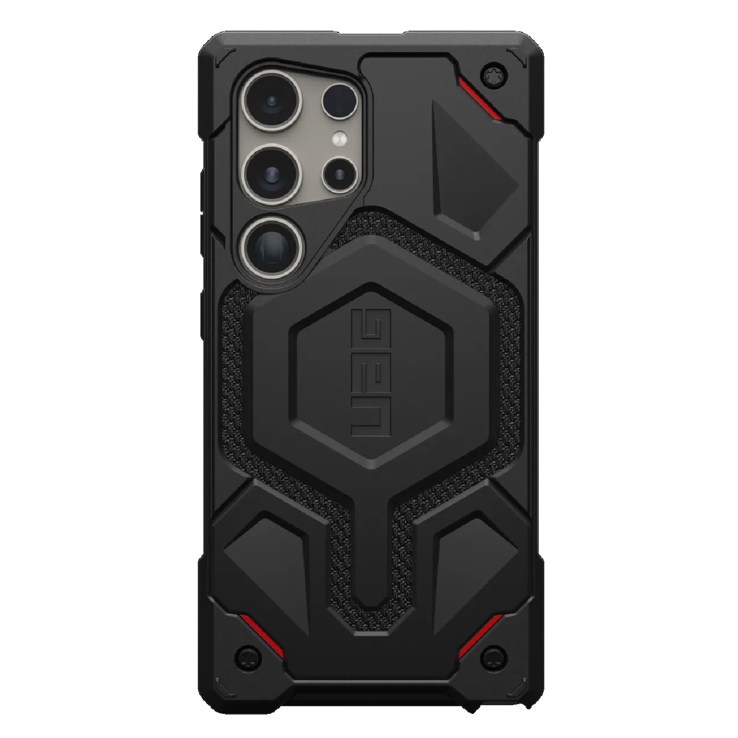 UAG Monarch Kevlar Samsung Galaxy S24 Ultra 5G (6.8') Rugged Case - Black (214415113940)