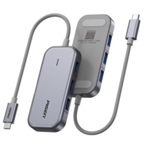 Pisen 11-in-1 Multi-Port USB-C Multiport Hub Adapter Docking Station 4xUSB-A(3.0 &2.0) 1xUSB-C 100W PD 1x4K HDMI 1xRJ-45 1xSD 1xTF 1xVGA 1x3.5mm Audio – PISEN MPA-6902957021630 Docking Stations & Port Replicators Product Image