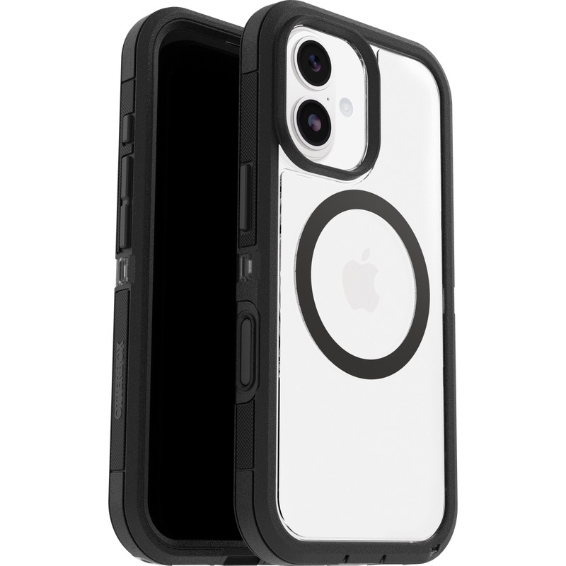 OtterBox Defender XT Pro MagSafe Apple iPhone 17 (6.3') Case Dark Side (Clear/Black) - (77-98480)
