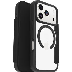OtterBox React Folio MagSafe Apple iPhone 17 Pro Max (6.9') Case Black Crystal (Clear/Black) - (77-98589)