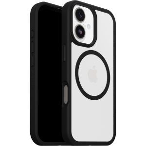 OtterBox React MagSafe Apple iPhone 17 (6.3') Case Black Crystal (Clear/Black) - (77-98591)
