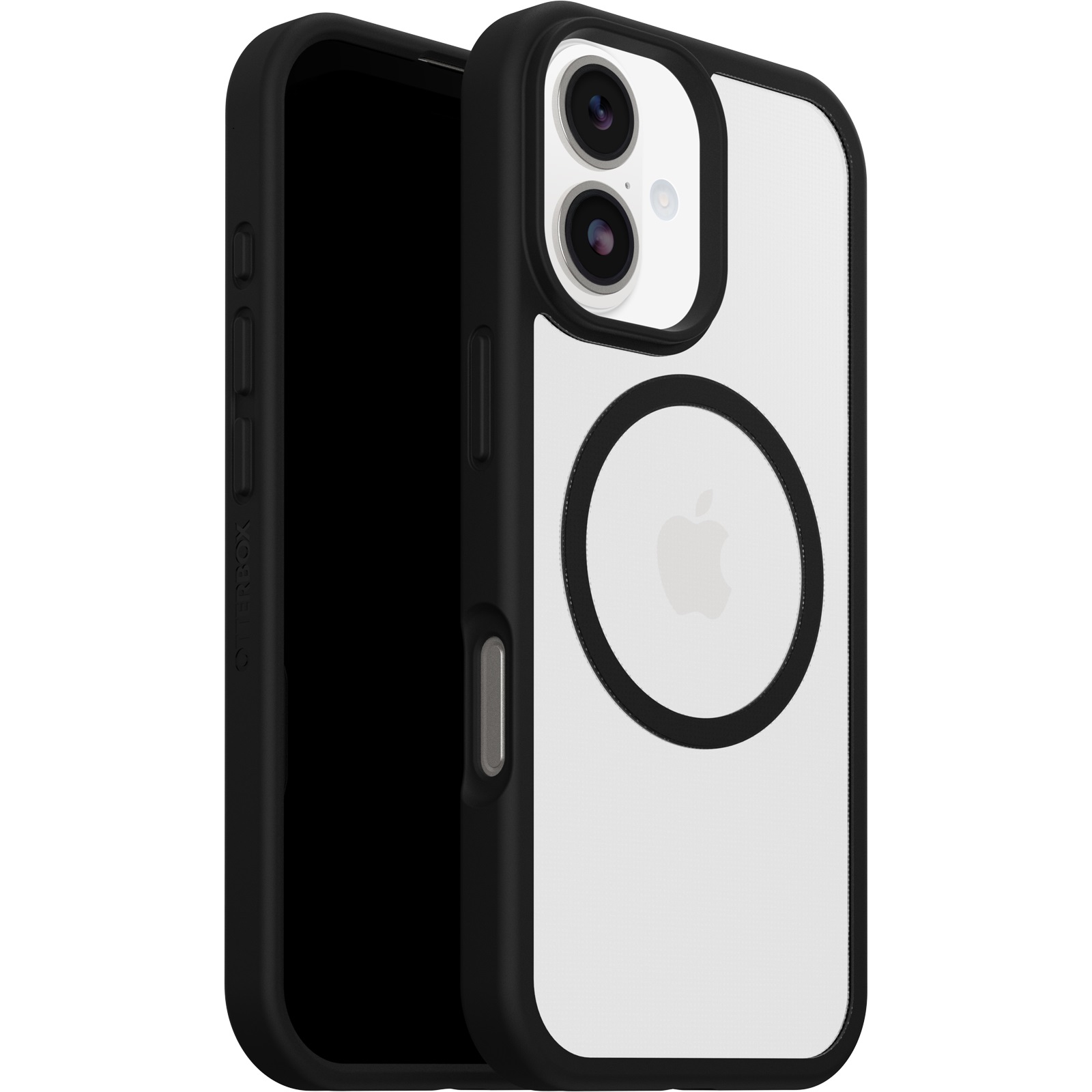OtterBox React MagSafe Apple iPhone 17 (6.3') Case Black Crystal (Clear/Black) - (77-98591)