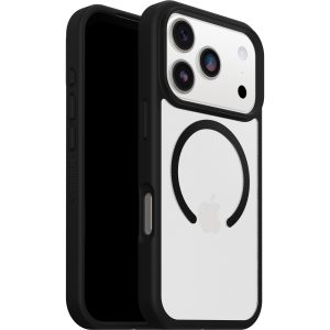 OtterBox React MagSafe Apple iPhone 17 Pro (6.3') Case Black Crystal (Clear/Black) - (77-98631)