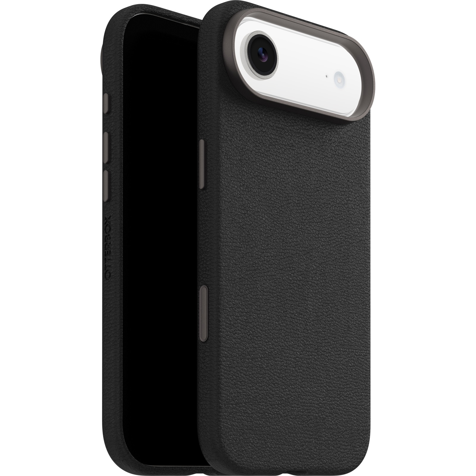 OtterBox Symmetry Cactus Leather MagSafe Apple iPhone Air (6.5') Case Noir Ash (Black) - (77-99029)