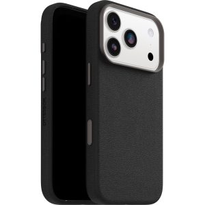 OtterBox Symmetry Cactus Leather MagSafe Apple iPhone 17 Pro Max (6.9') Noir Ash (Black) - (77-99061)