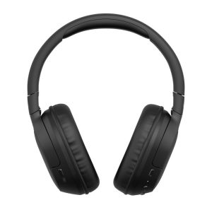 Belkin SoundForm Surround Wireless Over-The-Ear Headphones + USB-C Cable (1.2M) + Audio Cable (3.5mm) (1.2M) - Black (AUD009FQBK)