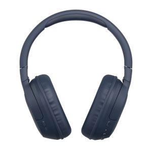 Belkin SoundForm Surround Wireless Over-The-Ear Headphones + USB-C Cable (1.2M) + Audio Cable (3.5mm) (1.2M) - Blue (AUD009FQBL)