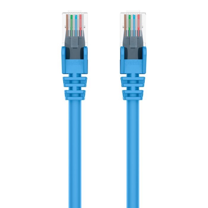 Belkin Cat6 Network Cables (3M) - Blue (A3L980bt03MBLUS)
