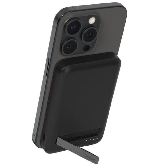 Belkin BoostCharge Pro 5k mAh Magnetic Power Bank With Qi2 + USB-C Cable (1M) - Black (BPD006btBK)