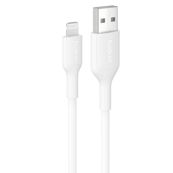 Belkin BoostCharge Lightning to USB-A Cable (2M) - White (CAA019FQ2MWH)