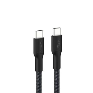 Belkin BoostCharge Pro Braided USB-C to USB-C Cable (3M) - Black (CAB025fq3MBK)