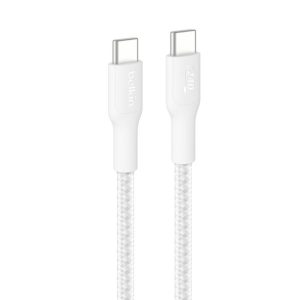 Belkin BoostCharge Pro Braided USB-C to USB-C Cable (3M) - White (CAB025fq3MWH)
