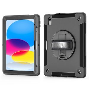 USP Rugged Samsung Galaxy Tab S10 FE+ (13.1') Case Black -  Built-in-Kickstand