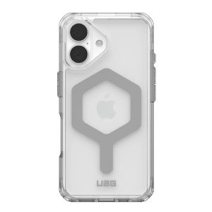 UAG Plyo MagSafe Apple iPhone 16 (6.1') Rugged Case - Ice/Silver (114482114333)