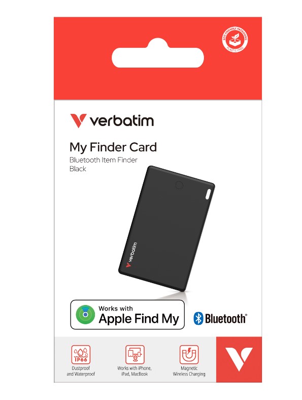 Verbatim My Finder Card Bluetooth Finder 1 pack- Black