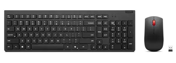 Lenovo Essential Wireless Combo Keyboard & Mouse Gen2 AI - US English – Lenovo NAL-4X31R64453 Wireless Product Image