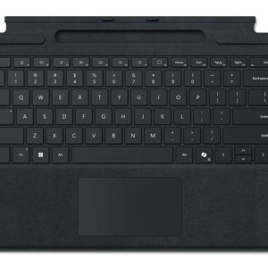 Microsoft Surface Pro Signature Keyboard Black Microsoft Cover port No Pen - EU required – Microsoft NAMS-8XB-00153 Tablet Accessories - 11.6' Product Image