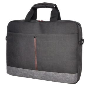Oxhorn 10' 13.3' 14' 15.6' 16' Notebook back high-quality nylon fabric Top zip closure and padded compartment Shoulder strap nylon case Black+ Grey – Just You PC NAO-B-156 15.6' Notebook Bags Product Image