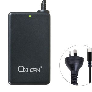 Oxhorn 65W AC Power Adapter USB-C Charger Power Delivery for Lenovo HP Dell Asus USB-C Laptop Tablet Mobile Built-in Power Supply Protection 2M Cable – Just You PC NAO-NB-PD65B Power Adaptors Product Image