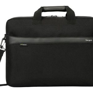 Targus 15'-16'  GeoLite EcoSmart® Slim Brief Laptop Case/Laptop/Notebook Bag  - Black – Targus NAT-TSS984GL 15.6' Notebook Bags Product Image
