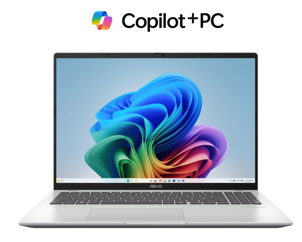 ASUS Vivobook 16 16'AMD RYZEN AI 5 330 WUXGA (1920 x 1200) 16:10 aspect ratio DDR5 16G 512G Cool Silver Win11 Home 1.9kg 1yr wty Notebok~Q3 – ASUS Notebook-P NBA-M1607KA-AI516512-P 15.6' to 16' Notebook Product Image