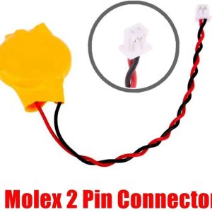 Internal CMOS Battery CR2032 Molex 2 pin – Leader NBCMOSBAT Notebooks Product Image