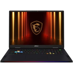 MSI Raider Series Gaming Notebook 18' UHD Intel® Core Ultra 9 285HX DDR5 32GB*2 2TGen5*1 + 2TGen4*1 Windows11 Pro Nvidia RTX 5080 GDDR7 16GB – MSI NBM-RAIDE18HXAA2XWIG244AU 17' to 19' Notebook Product Image