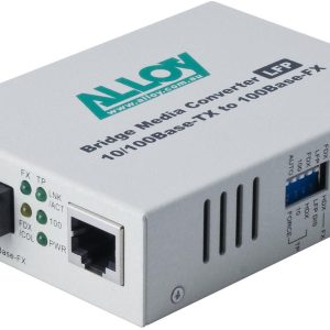 Alloy FCR200SC.40  10/100Base-TX to 100Base-FX Single Mode Fibre (SC) Converter with LFP via FEF or FM. 40Km – Alloy NHA-FCR200SC.40 Media Converters Product Image