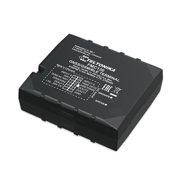 Teltonika Hard Wired Fleet Management System - High Gain GNSS and IoT/GSM Antennas