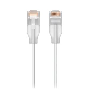 Ubiquiti UniFi Etherlighting Patch Cable Length 1M  Nano-thin Patch Cable With 2.5 GbE Support Designed sShow Etherlighting Effects – Ubiquiti NHU-PATCH-EL-1M-W Cables & Modules Product Image