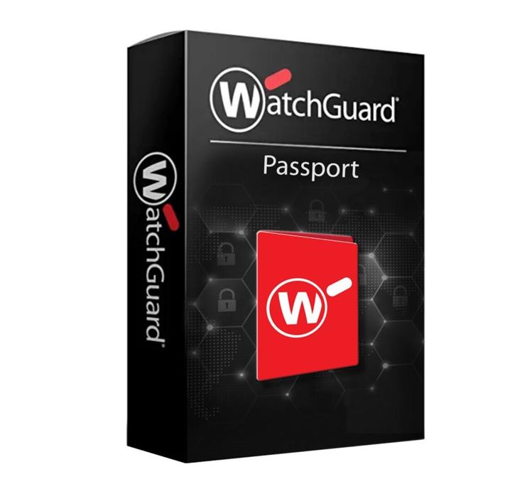 WatchGuard Passport (EPDR + AuthPoint + DNSWatchGO) - 1 Year - 1 to 50 Users - License Per User – Watchguard NWG-WGPSP30101 Subscriptions & Licensing Product Image