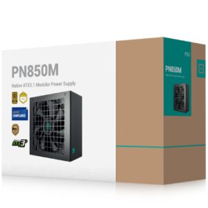 DEEPCOOLDeepCool PN850M Gamer Storm 850W 80+ Gold Certified Fully Modular ATX Power Supply