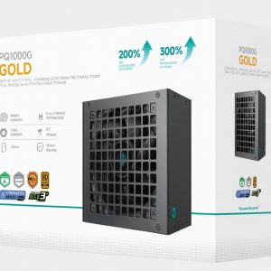 DeepCool PQ1000G 1000W Gamer Storm 80+ Gold/Cybenetics Fully Modular ATX Power Supply 120mm Fan