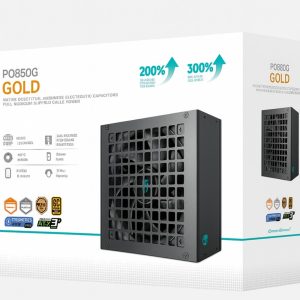 DeepCool PQ850G 850W Gamer Storm 80+ Gold/Cybenetics Fully Modular ATX Power Supply 120mm Fan