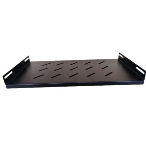 LDR Fixed 1U 275mm Deep Shelf Recommended for 19' 450/550mm Deep Cabinet - Black Metal Construction – LDR RCLDR-ACC-FSHELF275 Accessories Product Image