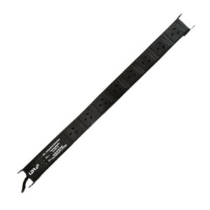 LDR 8-Port 10A Power Distribution Unit AU Approved - 8x 3-Pin AU/NZ Outlets/Slots - 1U Vertical Mount – LDR RCLDR-ACC-PDU10-8 Rackmount PDU Product Image