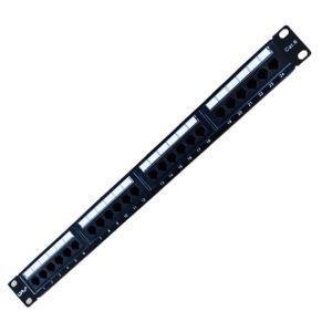 LDR 24 Port Cat6/5e Patch Panel Rack Mount - 1U – LDR RCLDR-ACC-PP-24-6 Accessories Product Image